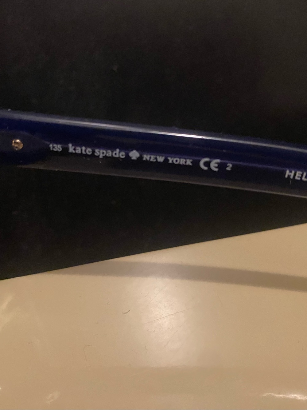 Kate Spade Blue Jeweled Cat-Eye Sunglasses - Picture 3 of 3
